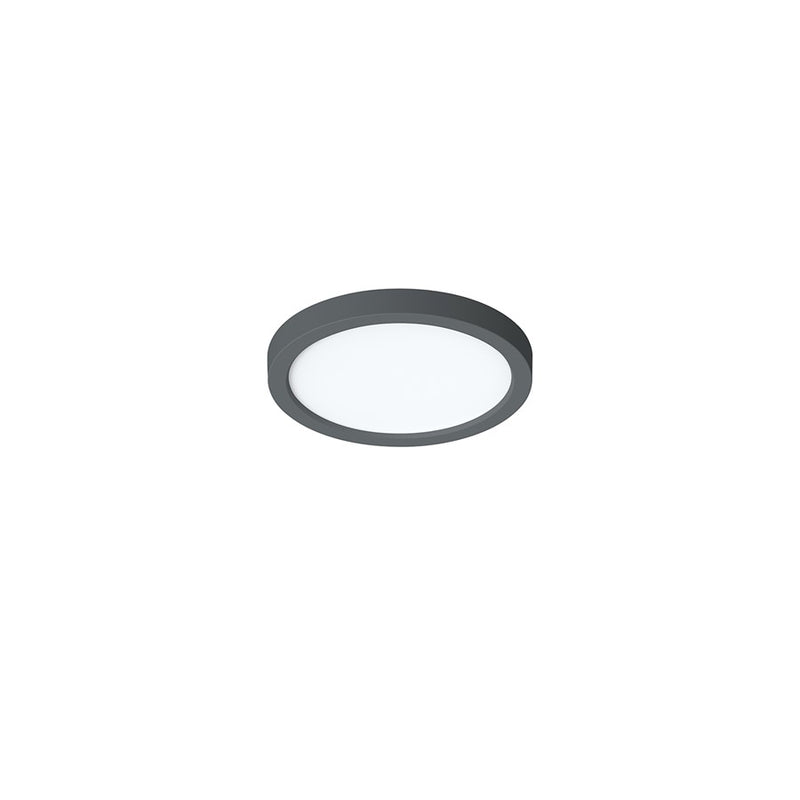 AFX Lighting Eon 1 Light 7" Flush Mount, Black/White - EONF07LAJD1BK