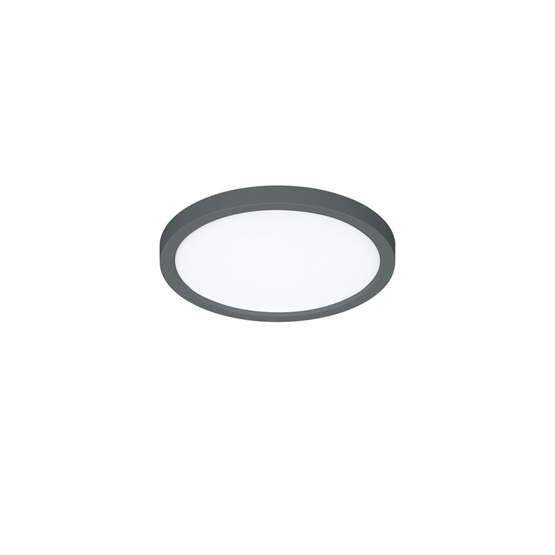 AFX Lighting Eon 1 Light 9" Flush Mount, Black/White - EONF09LAJD1BK