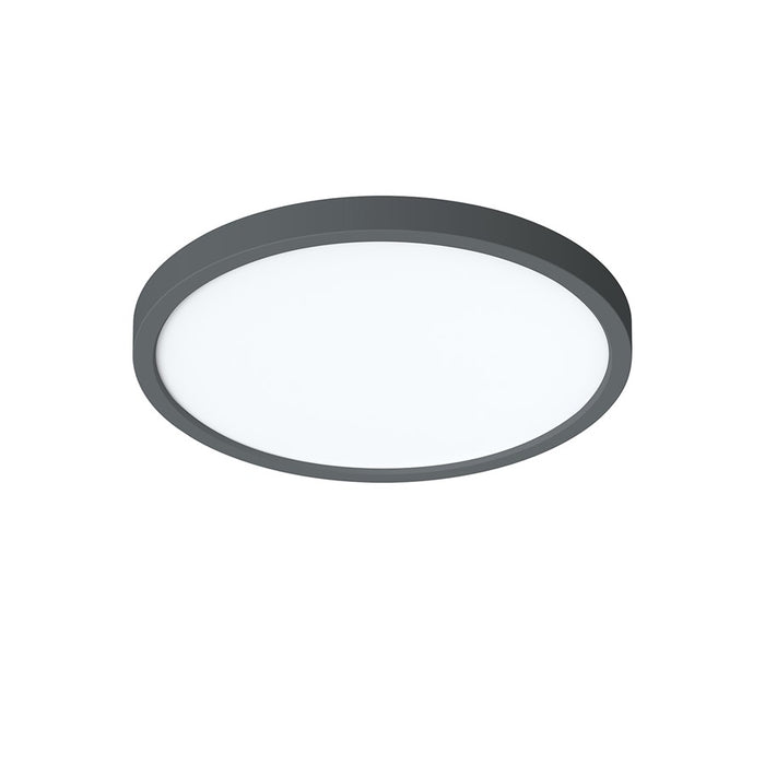 AFX Lighting Eon 1 Light 14" Flush Mount, Black/White - EONF14LAJD1BK