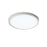 AFX Lighting Eon 1 Light 14" Flush Mount, Satin Nickel/White - EONF14LAJD1SN