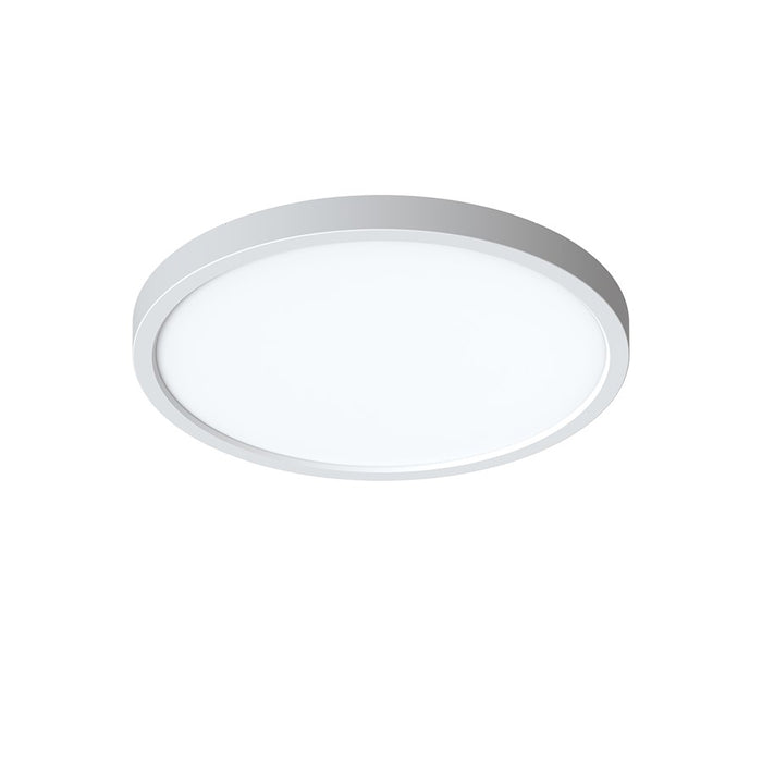 AFX Lighting Eon 1 Light 14" Flush Mount, White/White - EONF14LAJD1WH