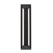 AFX Lighting Fulton 1 Light 18" Outdoor Sconce, Black/White - FTNW0418LAJUDBK