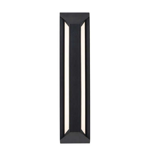 AFX Lighting Fulton 1 Light 18" Outdoor Sconce, Black/White - FTNW0418LAJUDBK