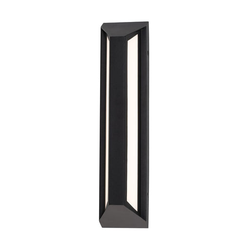 AFX Lighting Fulton 1 Light 18" Outdoor Sconce, Black/White