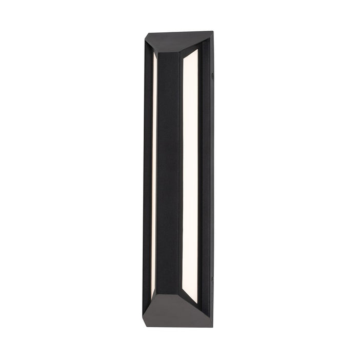 AFX Lighting Fulton 1 Light 18" Outdoor Sconce, Black/White