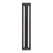 AFX Lighting Fulton 1 Light 24" Outdoor Sconce, Black/White - FTNW0424LAJUDBK