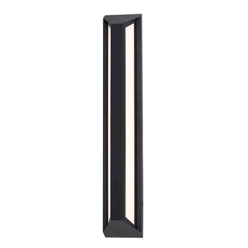 AFX Lighting Fulton 1 Light 24" Outdoor Sconce, Black/White