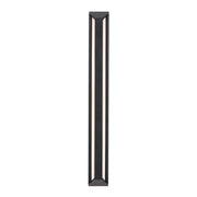AFX Lighting Fulton 1 Light 36" Outdoor Sconce, Black/White - FTNW0436LAJUDBK