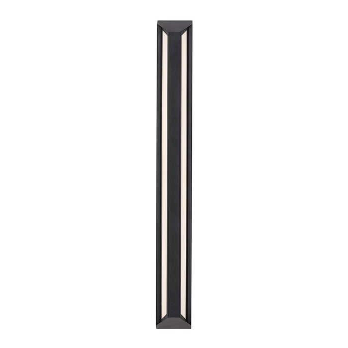 AFX Lighting Fulton 1 Light 36" Outdoor Sconce, Black/White - FTNW0436LAJUDBK