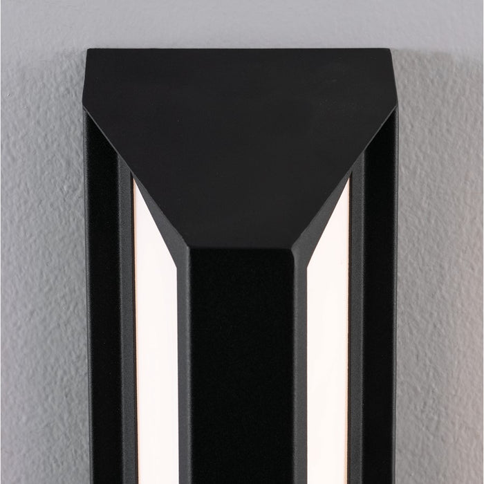 AFX Lighting Fulton 1 Light 36" Outdoor Sconce, Black/White
