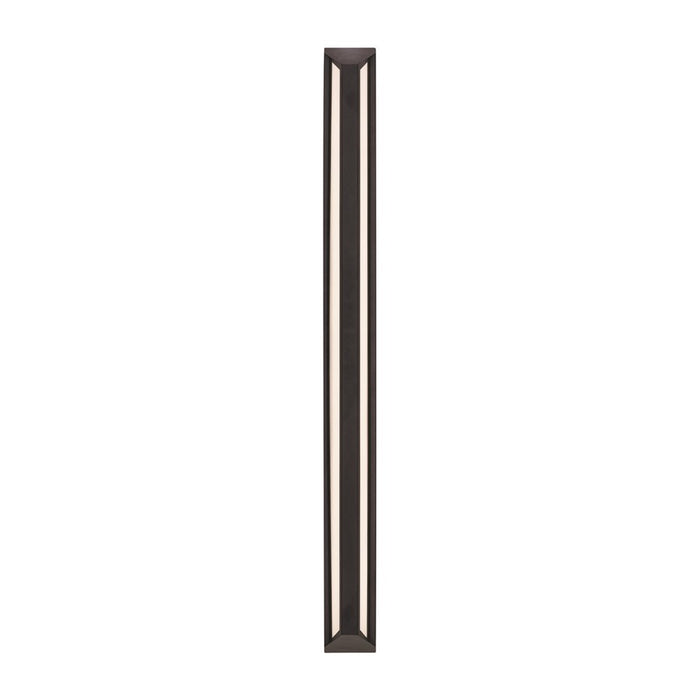 AFX Lighting Fulton 1 Light 48" Outdoor Sconce, Black/White - FTNW0448LAJUDBK