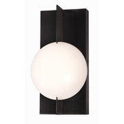 AFX Lighting Gates 10'' 1Lt LED Wall Sconce, Black/White