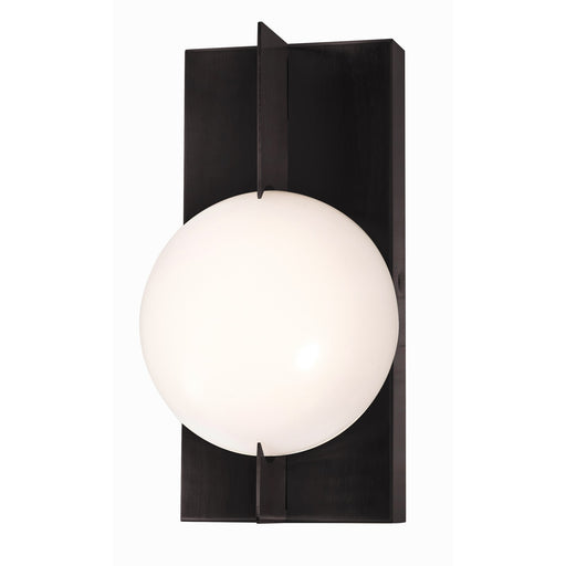 AFX Lighting Gates 10'' 1Lt LED Wall Sconce, Black/White