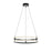 AFX Lighting Gemini 2LT 24'' LED Pendant, Black/White - GEMP24LAJUDBK