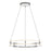 AFX Lighting Gemini 2LT 32'' LED Pendant, Painted Nickel/White - GEMP32LAJUDNP