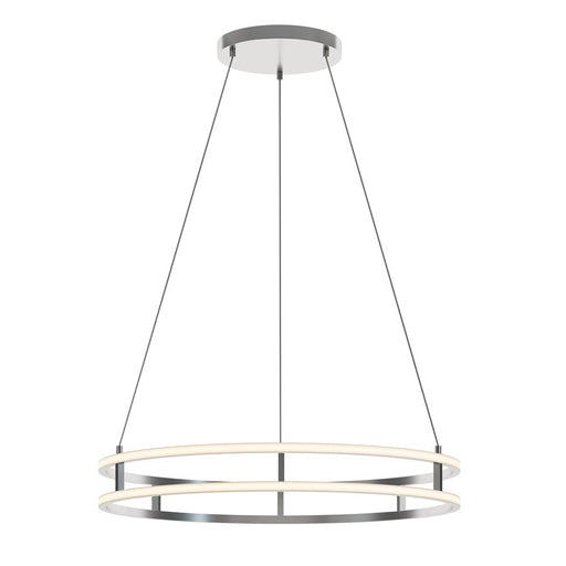 AFX Lighting Gemini 2LT 32'' LED Pendant, Painted Nickel/White - GEMP32LAJUDNP