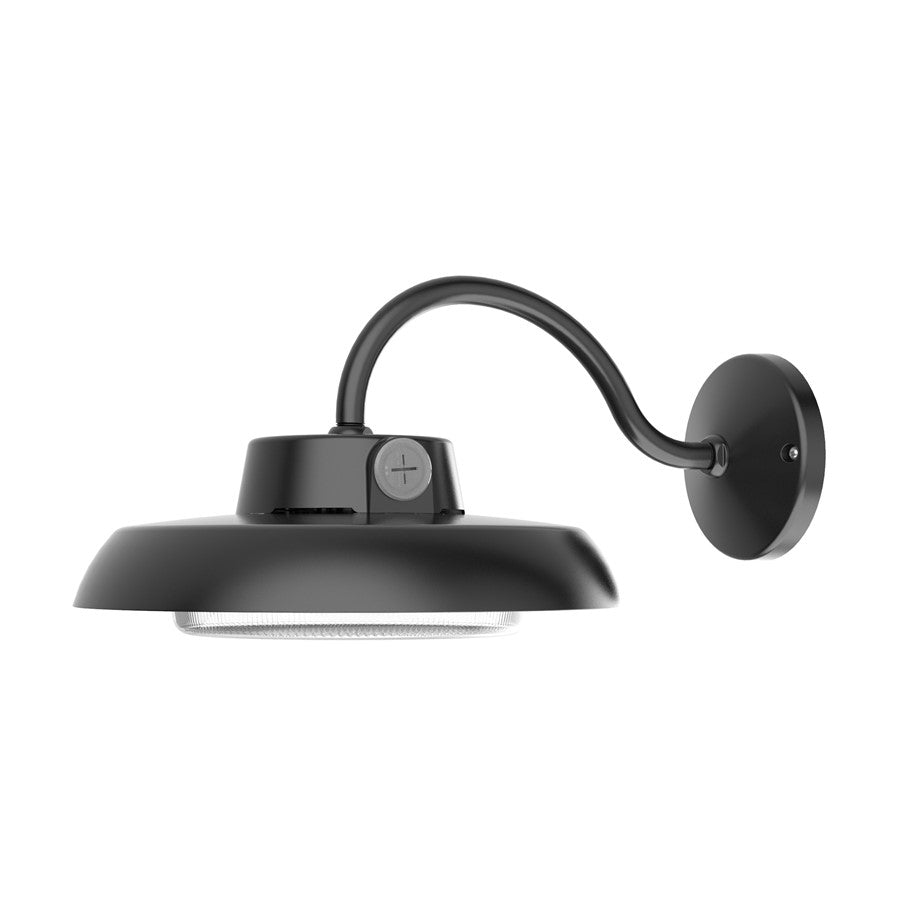 AFX Lighting Gilbert 1LT 7'' LED Outdoor Sconce, Black/Black - GILW0707LAJENBK