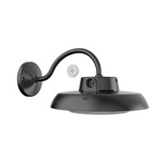 AFX Lighting Gilbert 1LT 10'' LED Outdoor Sconce, Black/Black - GILW1210LAJENBK