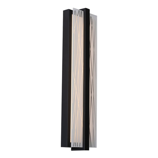 AFX Lighting Gallery 1Lt 20" LED Sconce, Black/Frosted Clear - GLYS0520LAJUDBK
