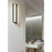 AFX Lighting Gallery 1Lt 20" LED Sconce, Black/Frosted Clear