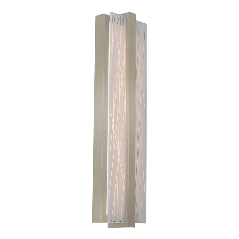 AFX Lighting Gallery 1Lt 20" LED Sconce, Nickel/Frosted Clear - GLYS0520LAJUDSN