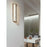 AFX Lighting Gallery 1Lt 20" LED Sconce, Nickel/Frosted Clear