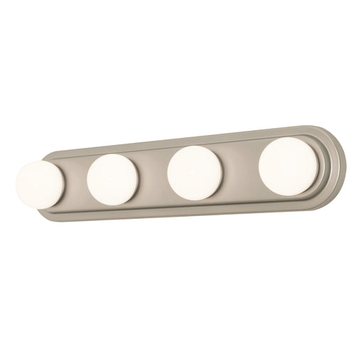 AFX Lighting Hollywood 3Lt 24" Vanity Light, Nickel/White