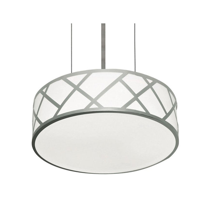 AFX Lighting Haven LED Pendant, 120-277V, Nickel/White