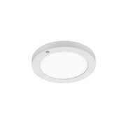 AFX Lighting Iris 1Lt LED Flush Mount/PIR Sensor/9"Dia, Wht/Wht