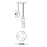 AFX Lighting Irvine 3Lt 45W Round Pendant, Black/Frosted