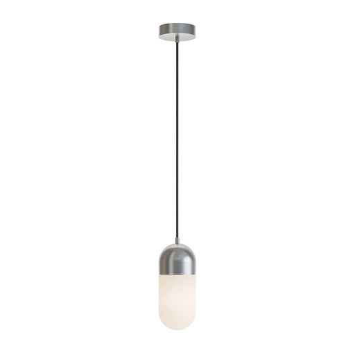 AFX Lighting Irvine 1 Light 5" LED Pendant, Satin Nickel/Frosted - IRVP05LAJUDSN