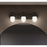AFX Lighting Irvine 3 Light 24" LED Vanity, Black/Frosted
