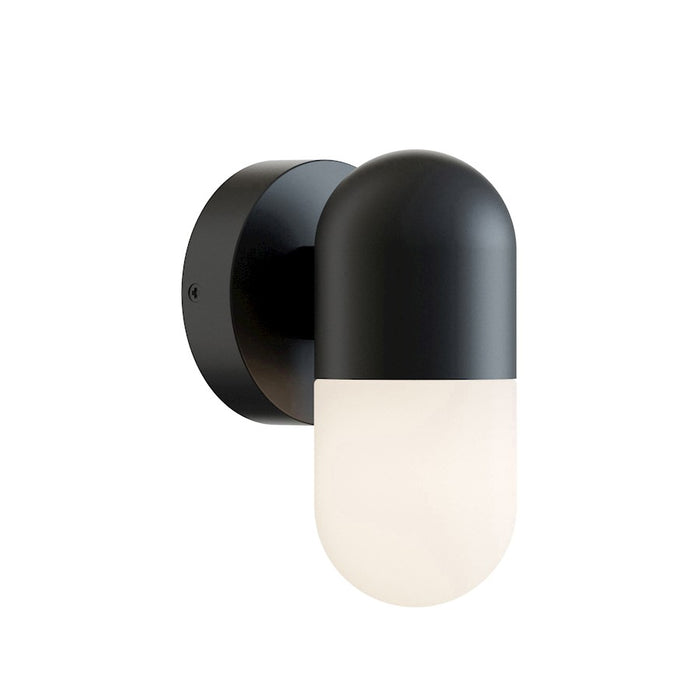 AFX Lighting Irvine 1 Lt 8" LED Outdoor Sconce, Black/Frosted - IRVW0408LAJUDBK