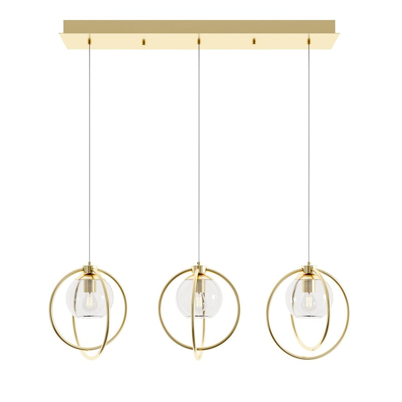 AFX Lighting Jamie 3 Lt Linear Mini-Pendant, 120V