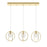 AFX Lighting Jamie 3 Lt Linear Mini-Pendant, 120V
