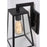 AFX Lighting Joplin 1 Light 12" Outdoor Sconce, Black/Clear