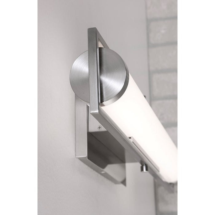 AFX Lighting Jordan 1 Light LED 24" Vanity, Nickel/Frosted