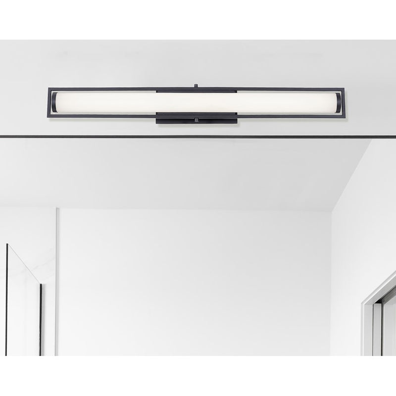 AFX Lighting Jordan 1 Light LED 36" Vanity, Black/Frosted