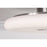 AFX Lighting June 1 Light 18" Flush Mount, Satin Nickel/White