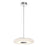 AFX Lighting June 1 Light 18" Pendant, Satin Nickel/White - JUNP18LAJUDSN