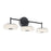 AFX Lighting June 1 Light 30" Vanity Light, Black/White - JUNV3008LAJUDBK