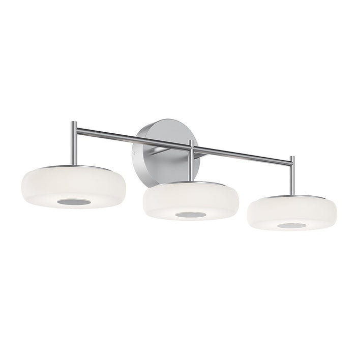 AFX Lighting June 1 Light 30" Vanity Light, Satin Nickel/White - JUNV3008LAJUDSN