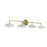 AFX Lighting June 4 Light Vanity Light, Brass/White - JUNV4108LAJUDLB