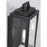 AFX Lighting Kansas 1 Light 14" Outdoor Sconce, Black/Clear