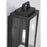 AFX Lighting Kansas 1 Light 19" Outdoor Sconce, Black/Clear