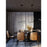 AFX Lighting Knoll 3 Light 24" Pendant, Black/White