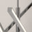 AFX Lighting Knoll 3 Light 24" Pendant, Polished Chrome/White
