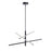 AFX Lighting Knoll 3 Light 36" Pendant, Black/White - KNOP36LAJUDBK