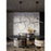 AFX Lighting Knoll 3 Light 36" Pendant, Black/White