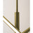 AFX Lighting Knoll 3 Light 48" Pendant, Antique Brass/White